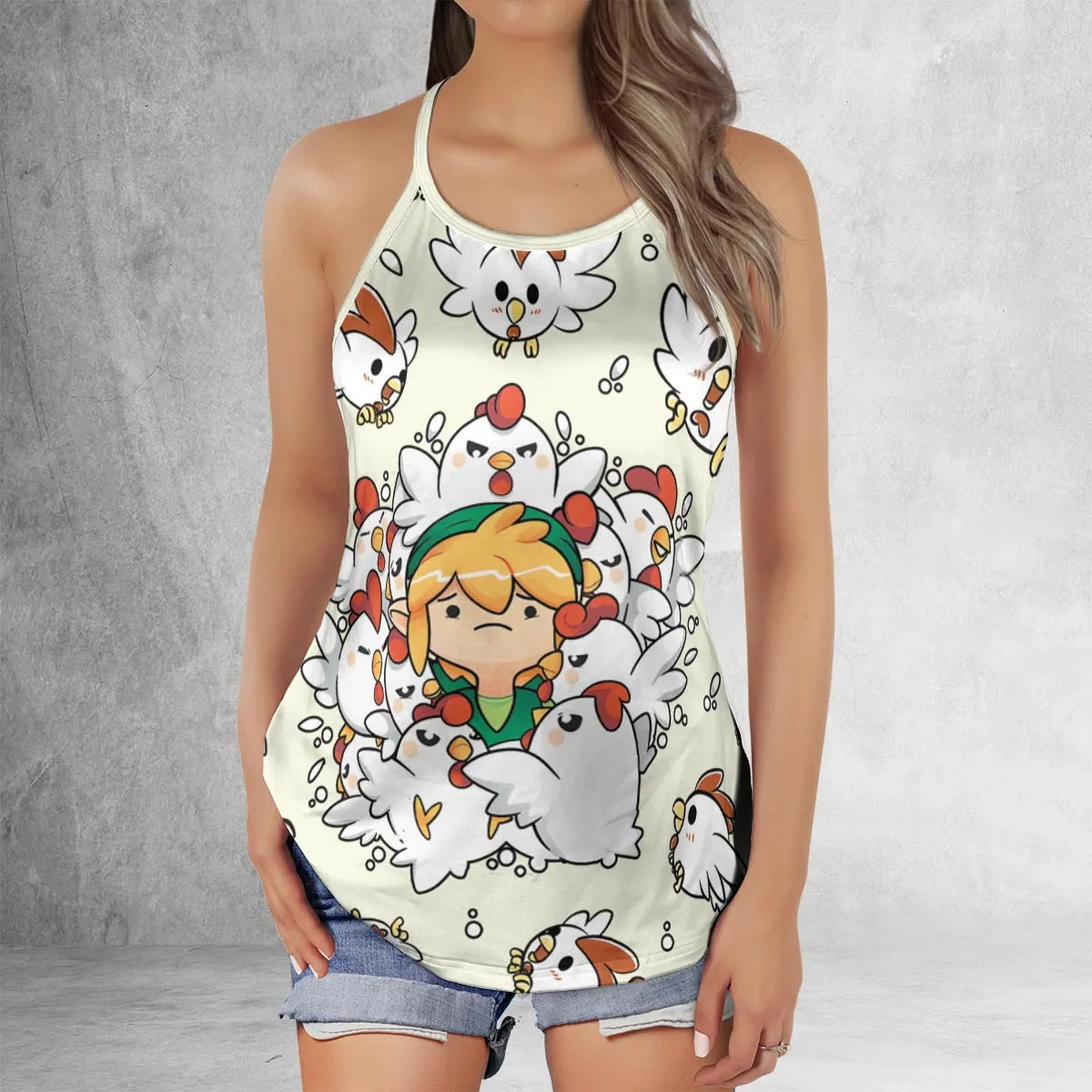 Lattice Back Tank Top - RAHNMRFP