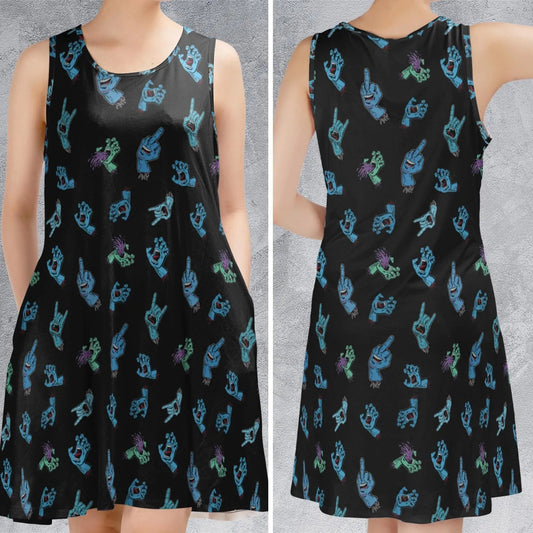 Casual Sleeveless Dress - 77VM7F5V