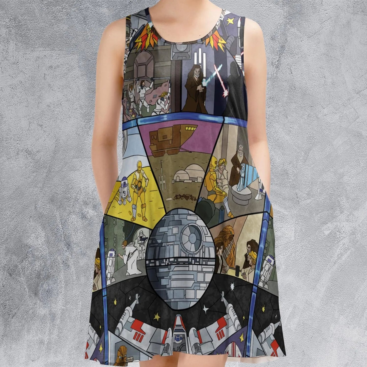 Casual Sleeveless Dress - GLWMUKTU