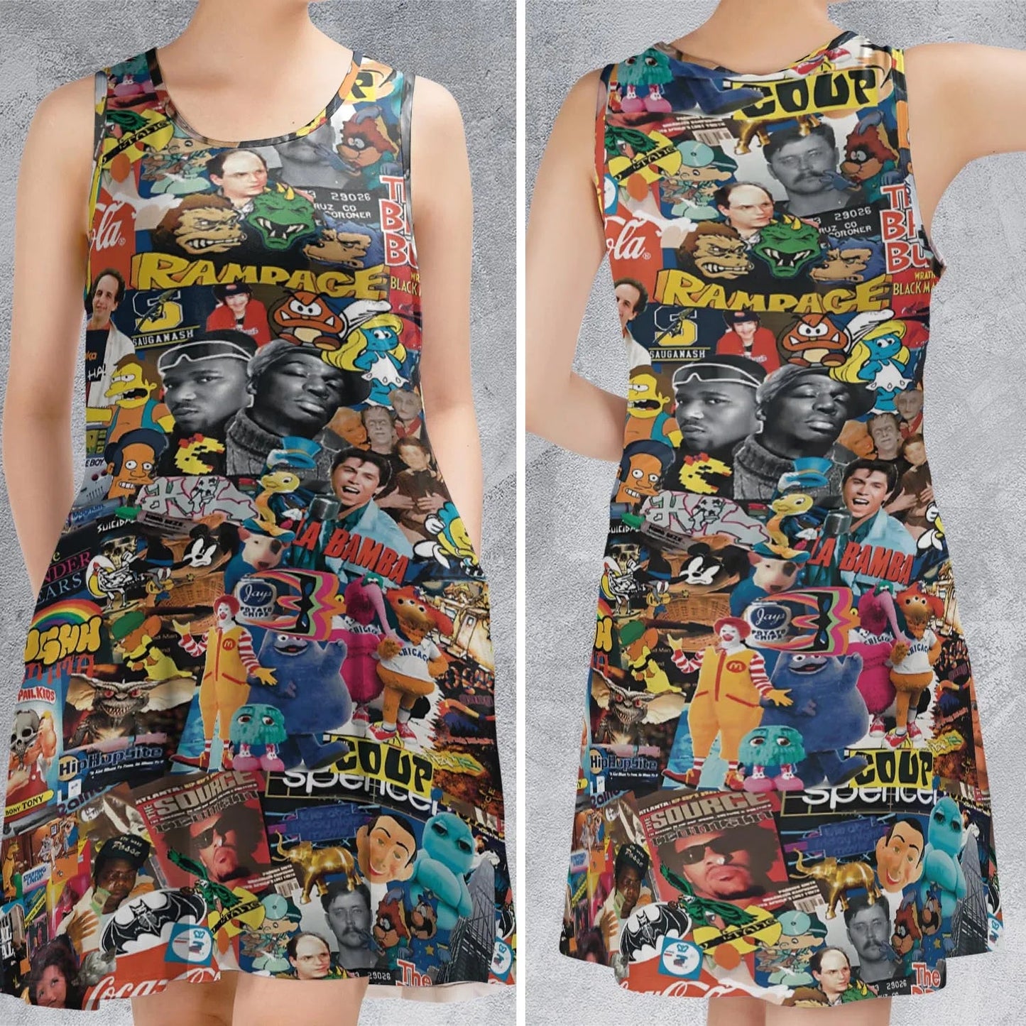 Casual Sleeveless Dress - JZT96Y6R