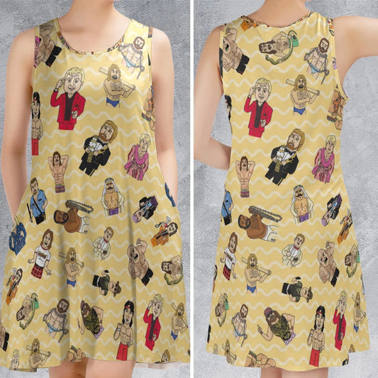 Casual Sleeveless Dress - 15DAM7QV