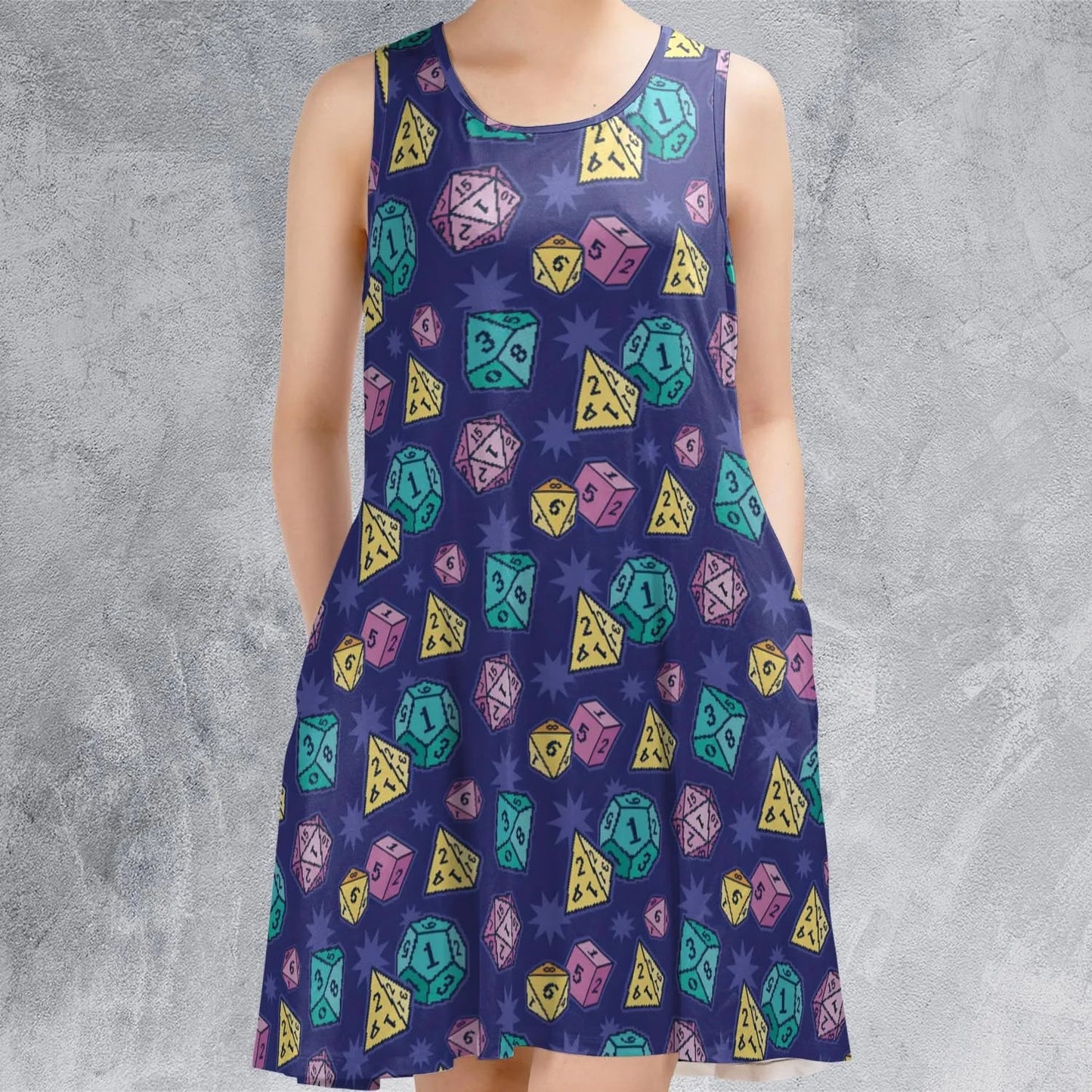 Casual Sleeveless Dress - D56SD8DA