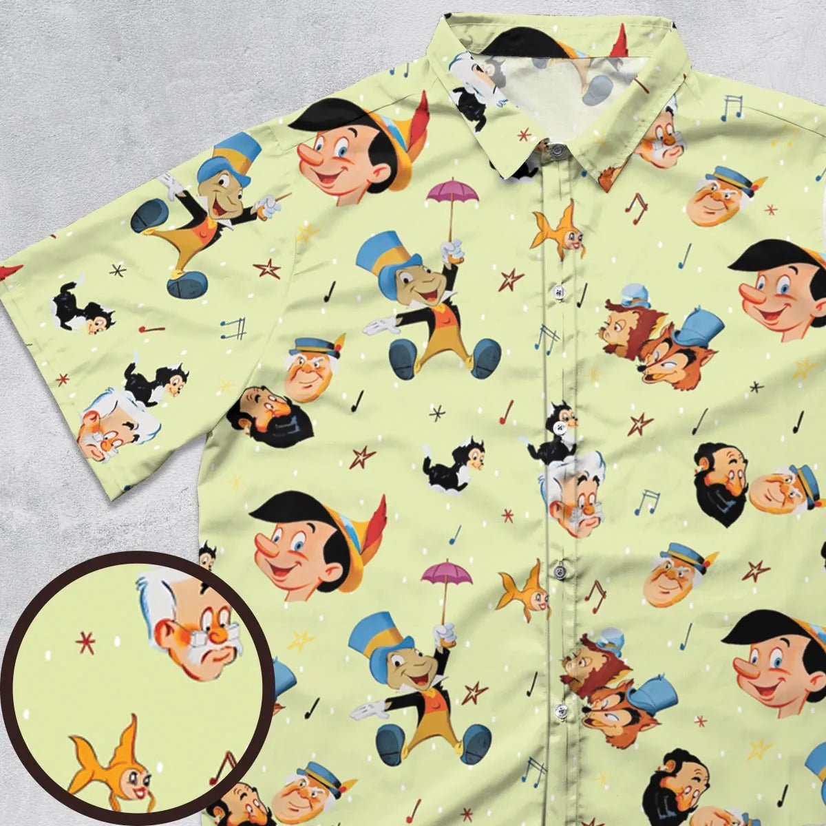 Short Sleeve Button Shirt - UEYTM133