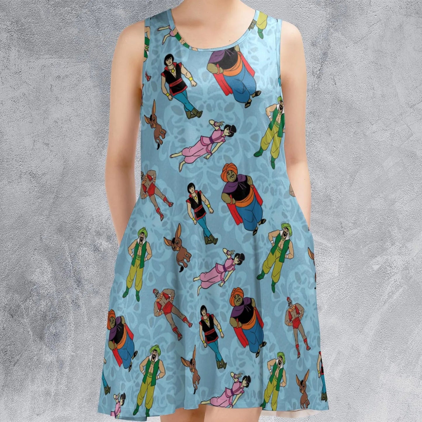 Casual Sleeveless Dress - GJCMSFX1