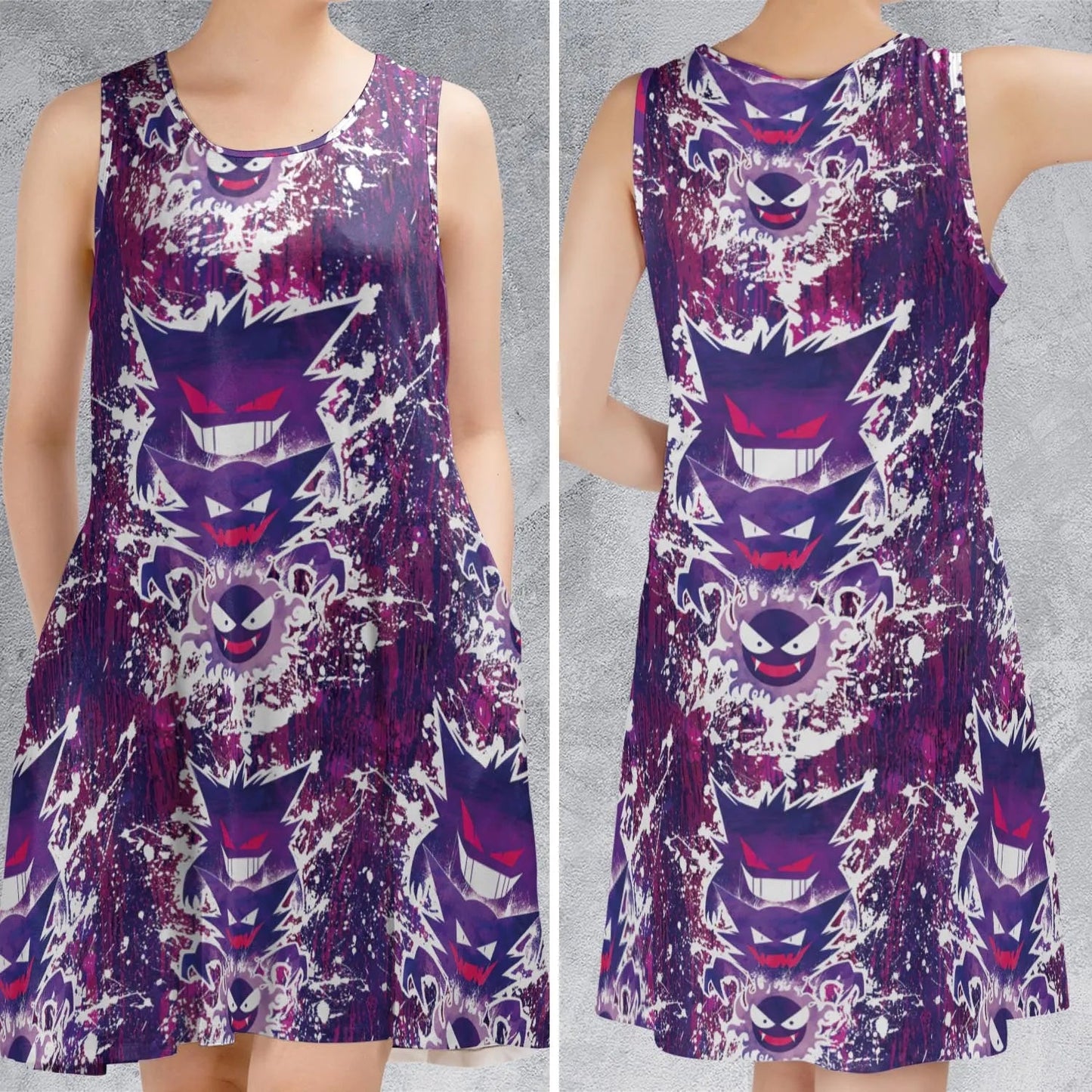 Casual Sleeveless Dress - XRQE16SM