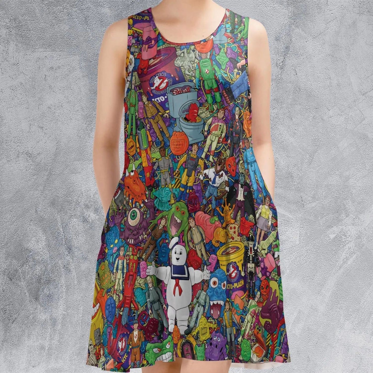 Casual Sleeveless Dress - FB8HSZZB