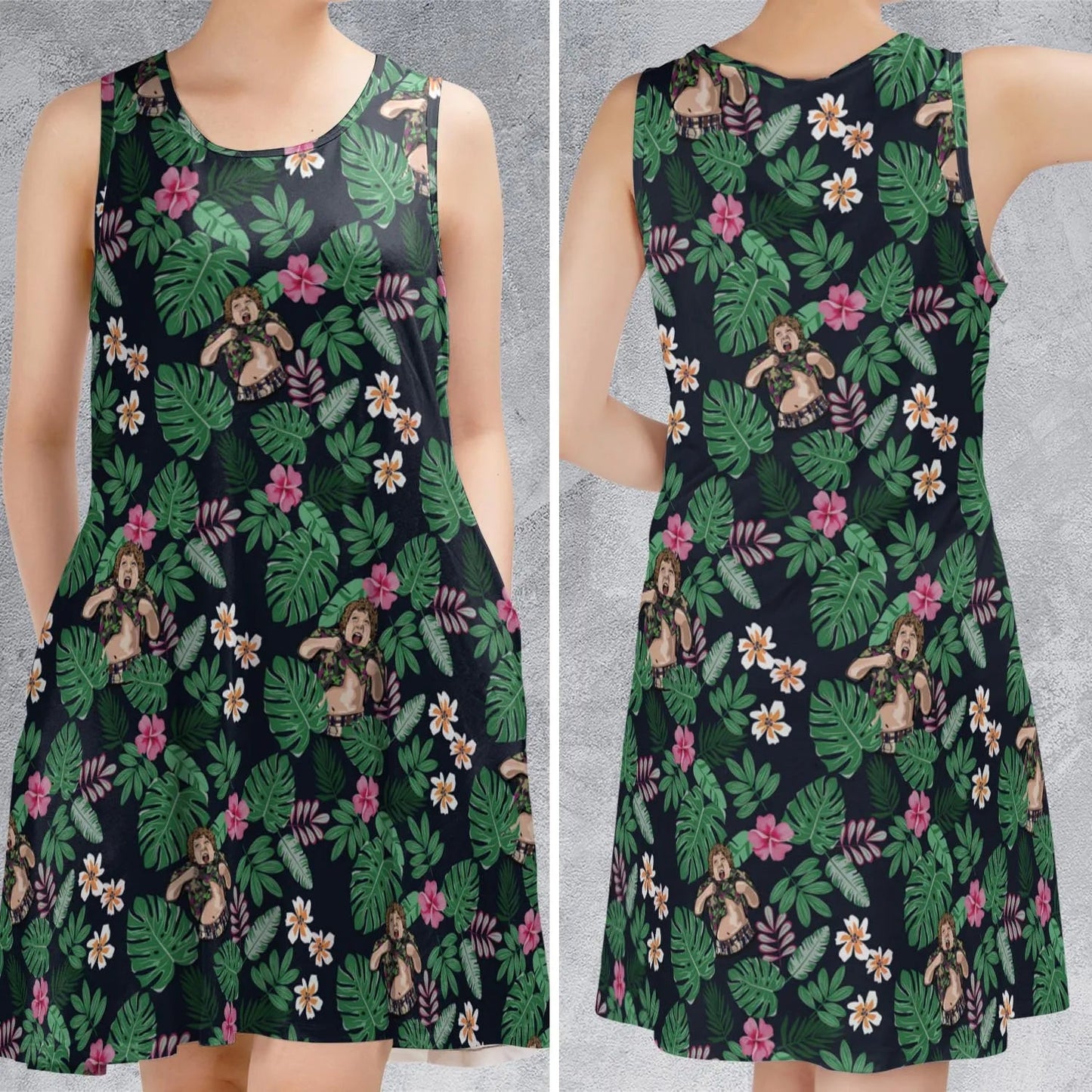 Casual Sleeveless Dress - DS17HG27