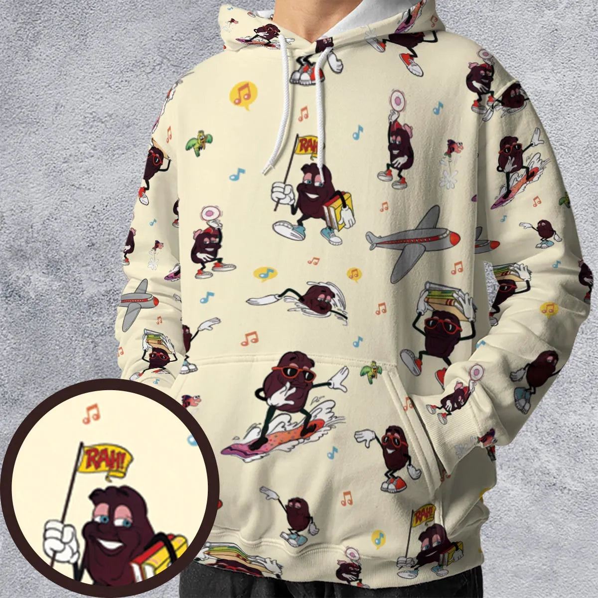 Full Print Hoodie - Q1MNTKT6