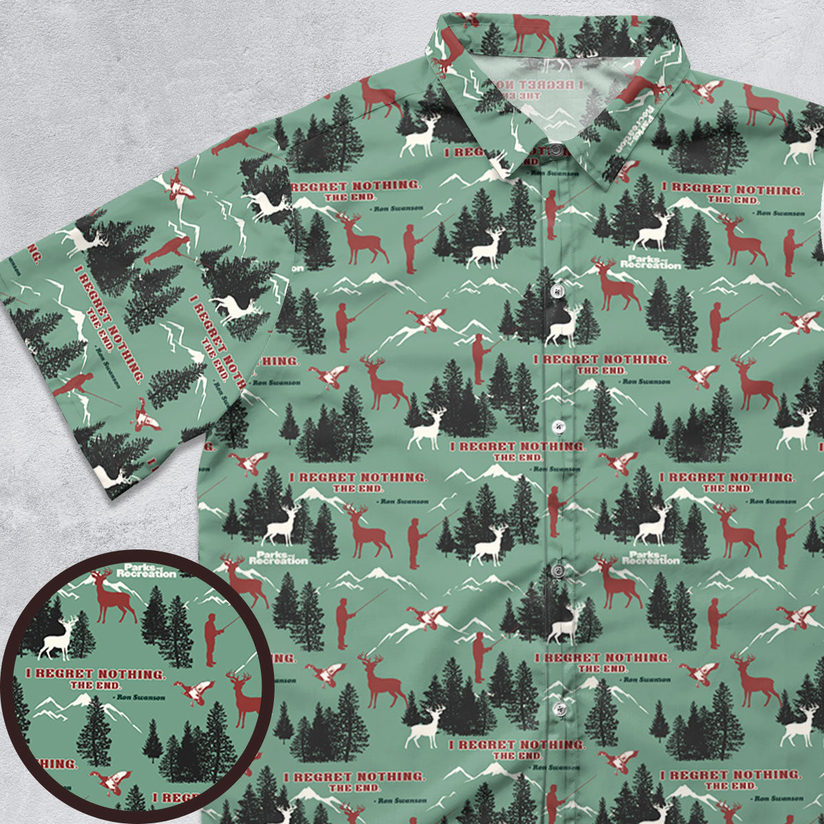 Short Sleeve Button Shirt - TAZBKBGX