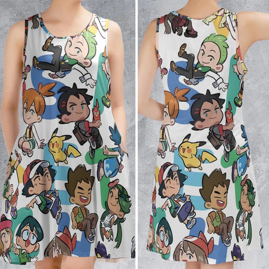 Casual Sleeveless Dress - 7PJC2P57