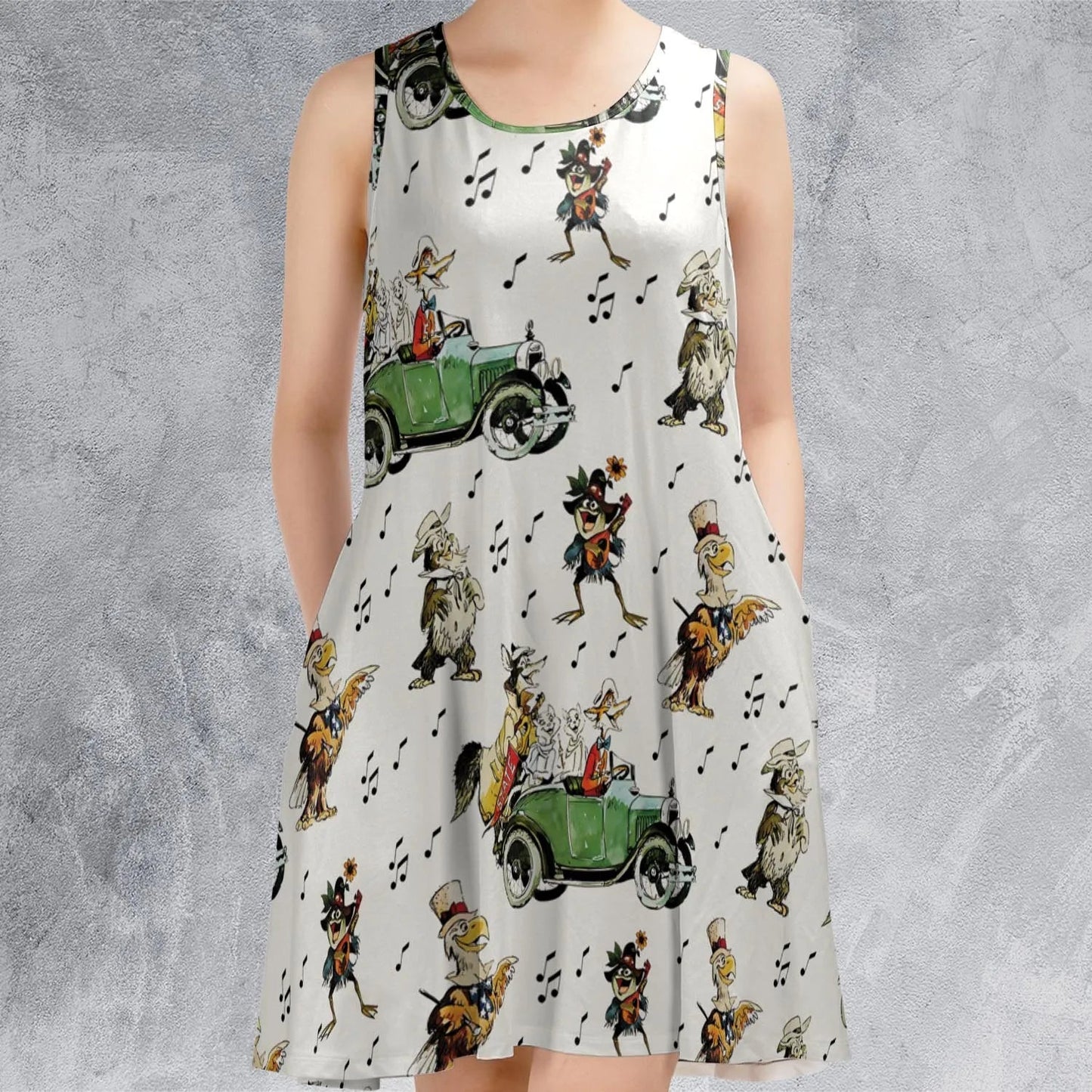 Casual Sleeveless Dress - K64M5RYP
