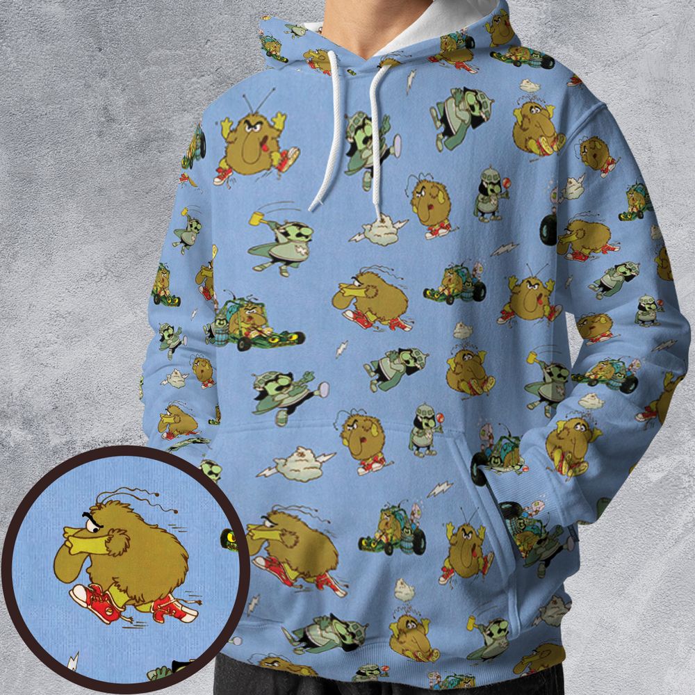 All-over Print Hoodie - AE4SLB7J -  - 1