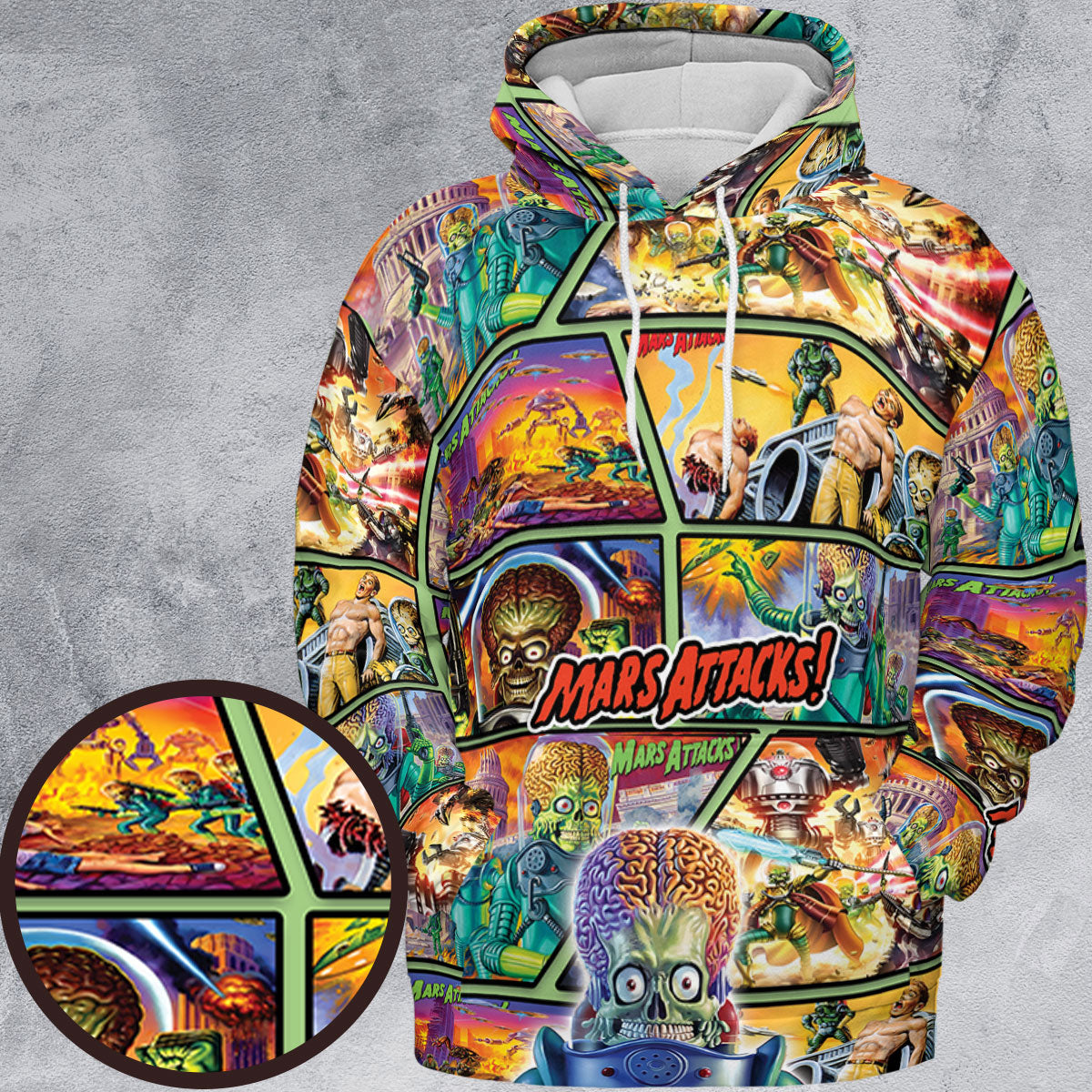 Full Print Hoodie - 1FK83AFD
