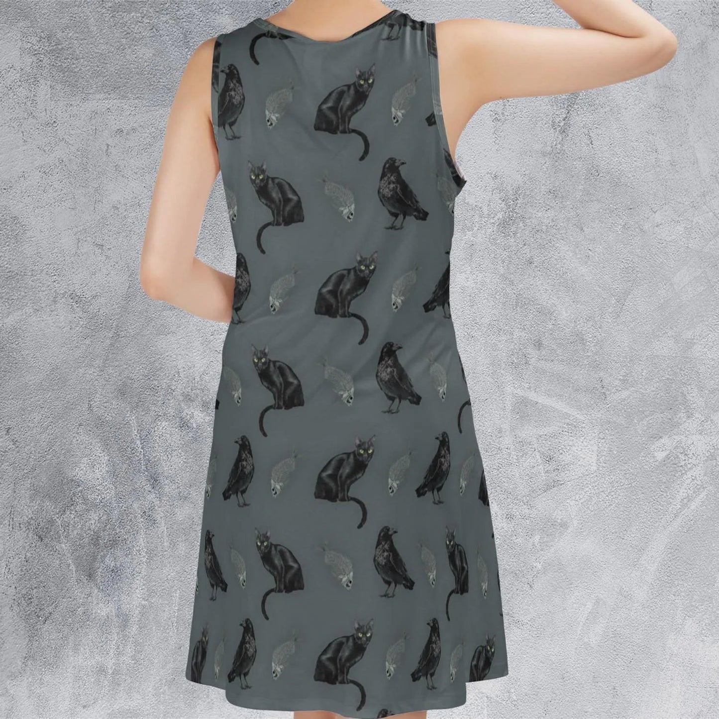 Casual Sleeveless Dress - 1LMZDEEY