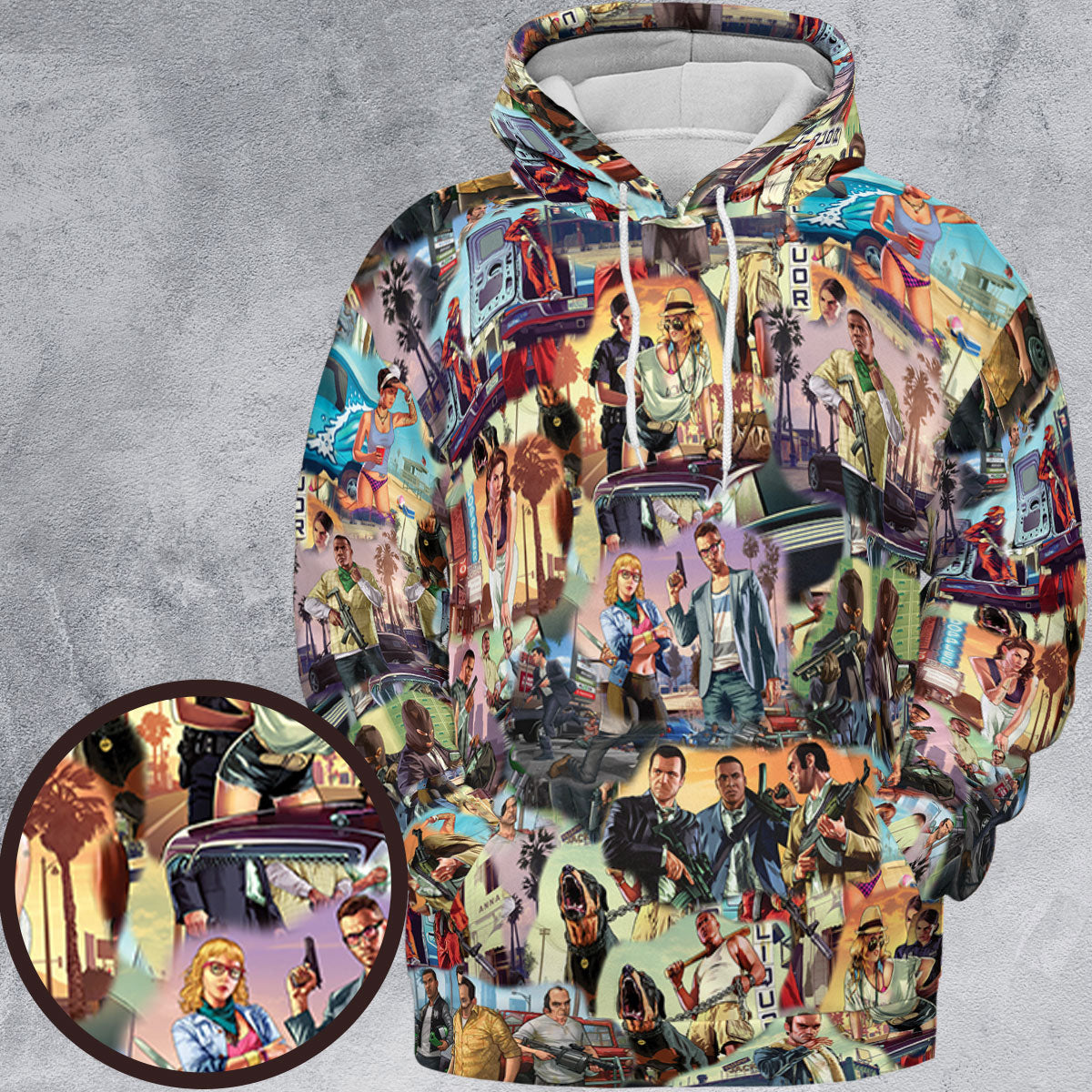 Full Print Hoodie - NCZN6ADW
