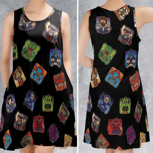 Casual Sleeveless Dress - 1HWCL45R