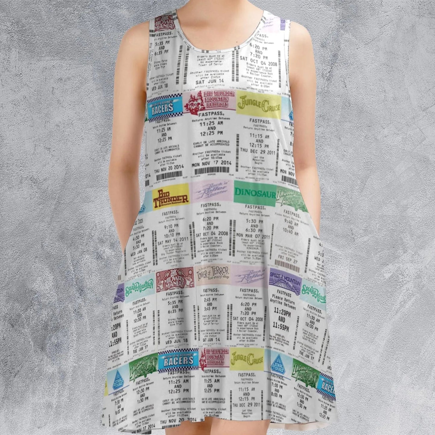 Casual Sleeveless Dress - 2GCV4UMR