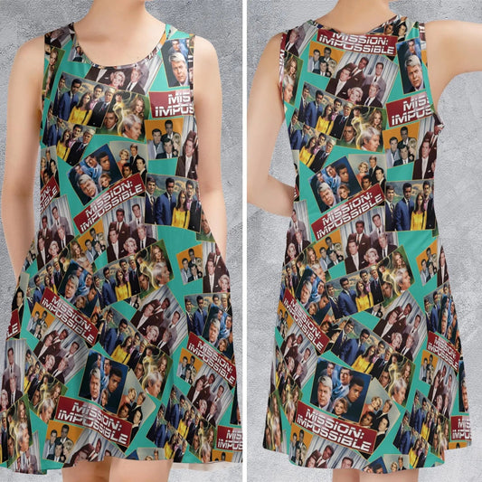 Casual Sleeveless Dress - 13L5VGMF