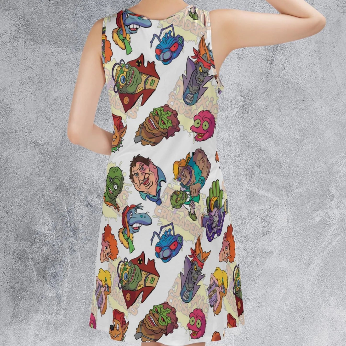Casual Sleeveless Dress - CC1NDC78