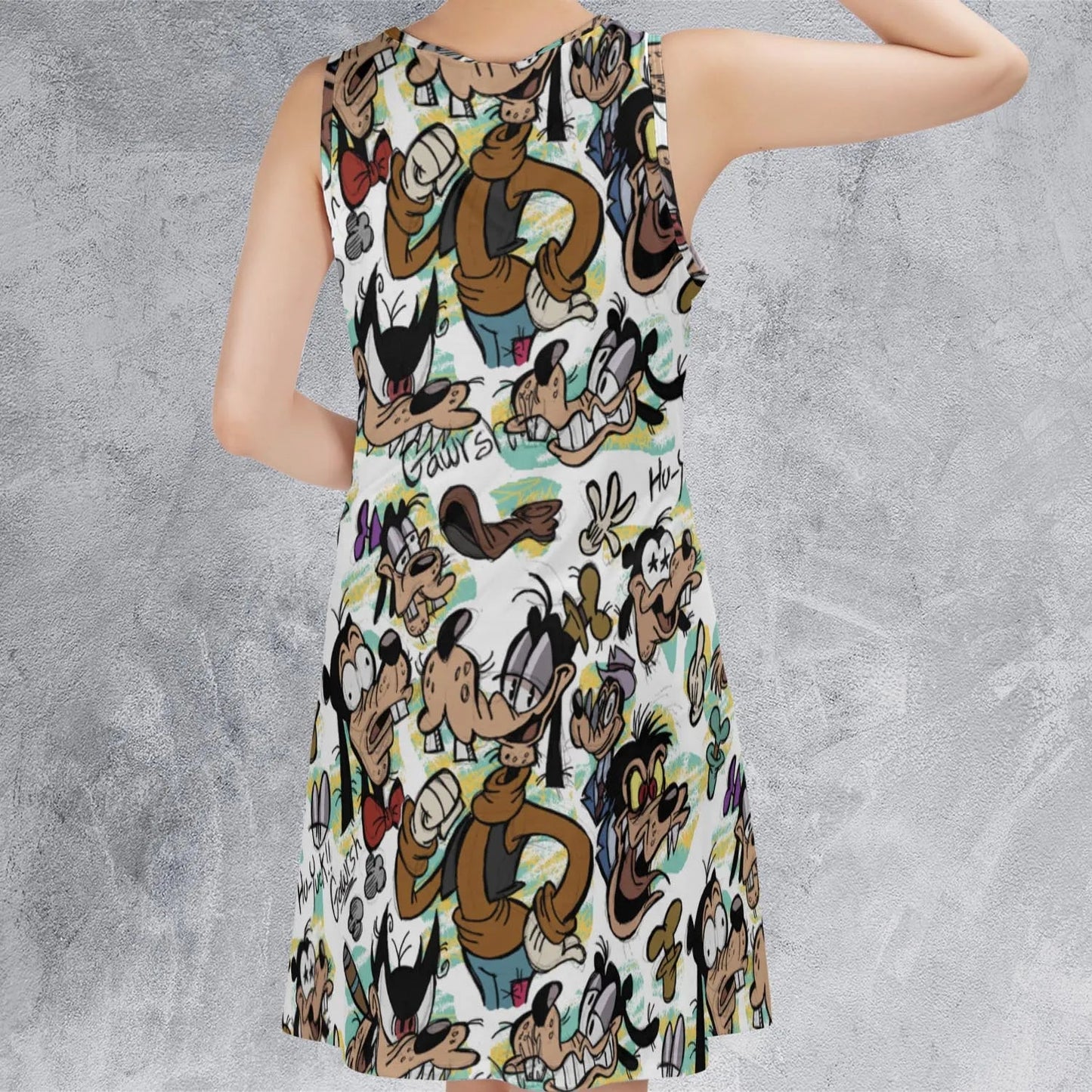 Casual Sleeveless Dress - VCNZEFR6