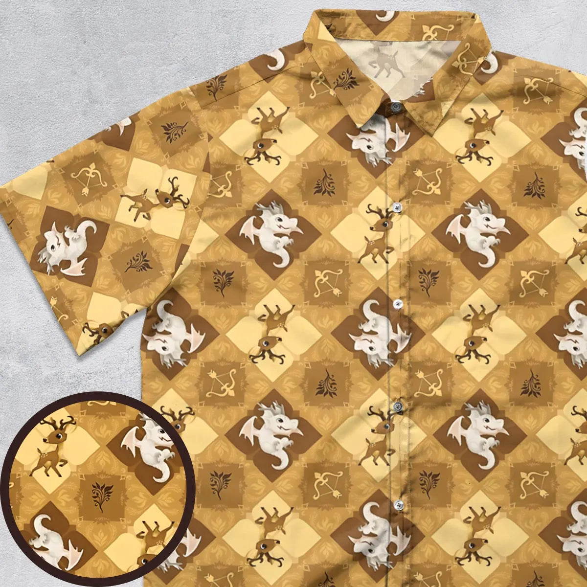 Short Sleeve Button Shirt - 3XSAA8GF