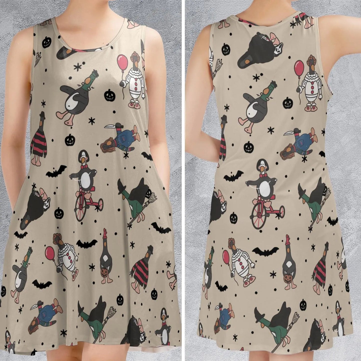 Casual Sleeveless Dress - 37RX5863