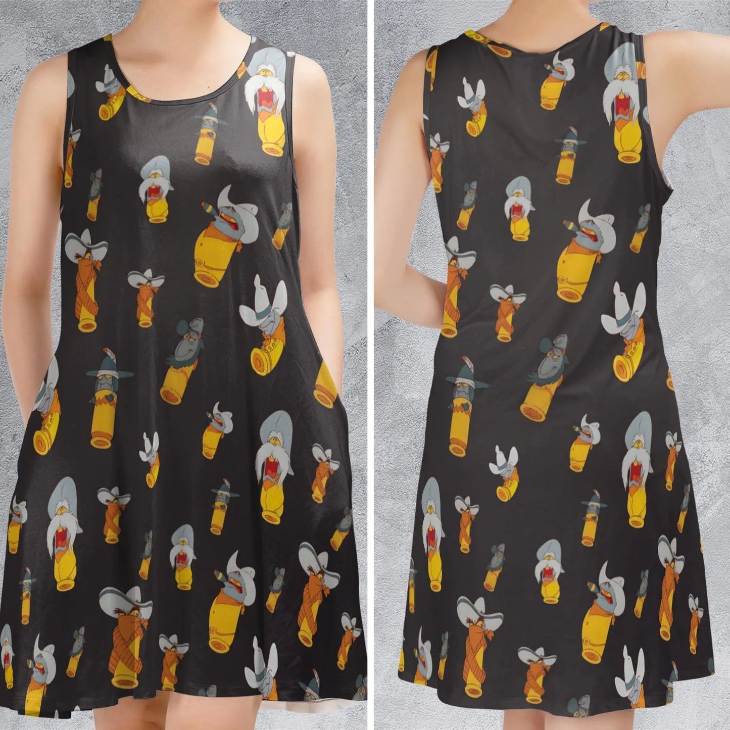 Casual Sleeveless Dress - 832QQ2VD