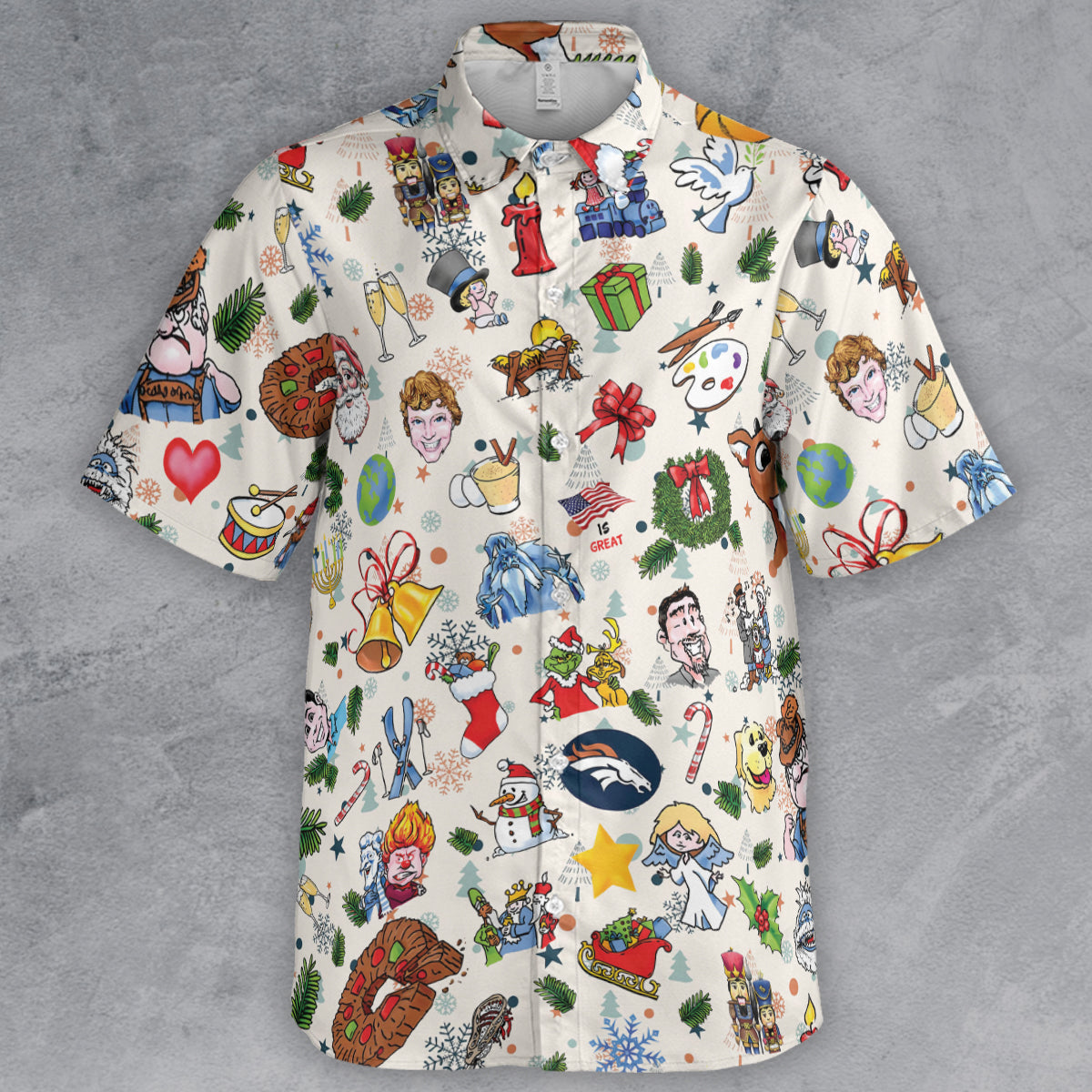 Short Sleeve Button Shirt - 34D68CSD