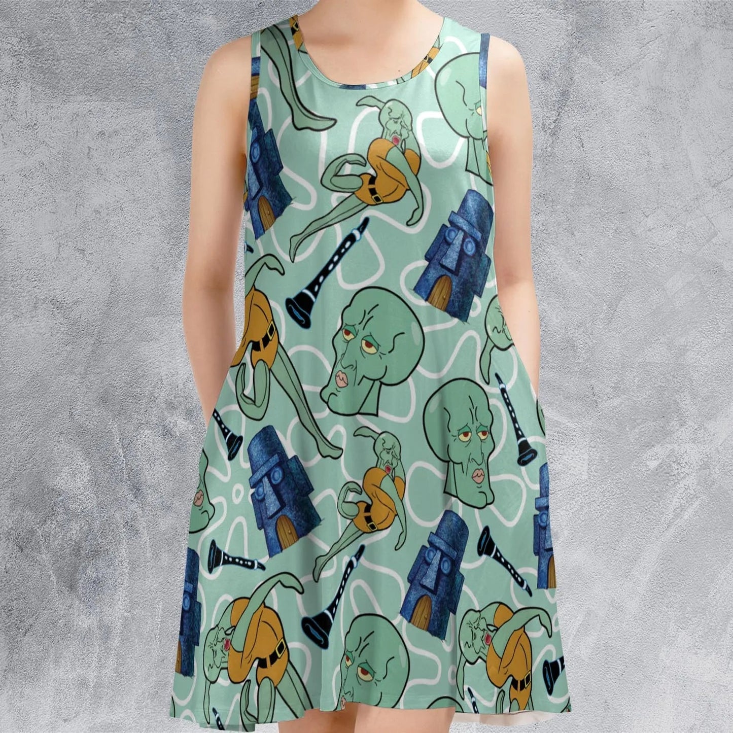 Casual Sleeveless Dress - 7SESCYPX
