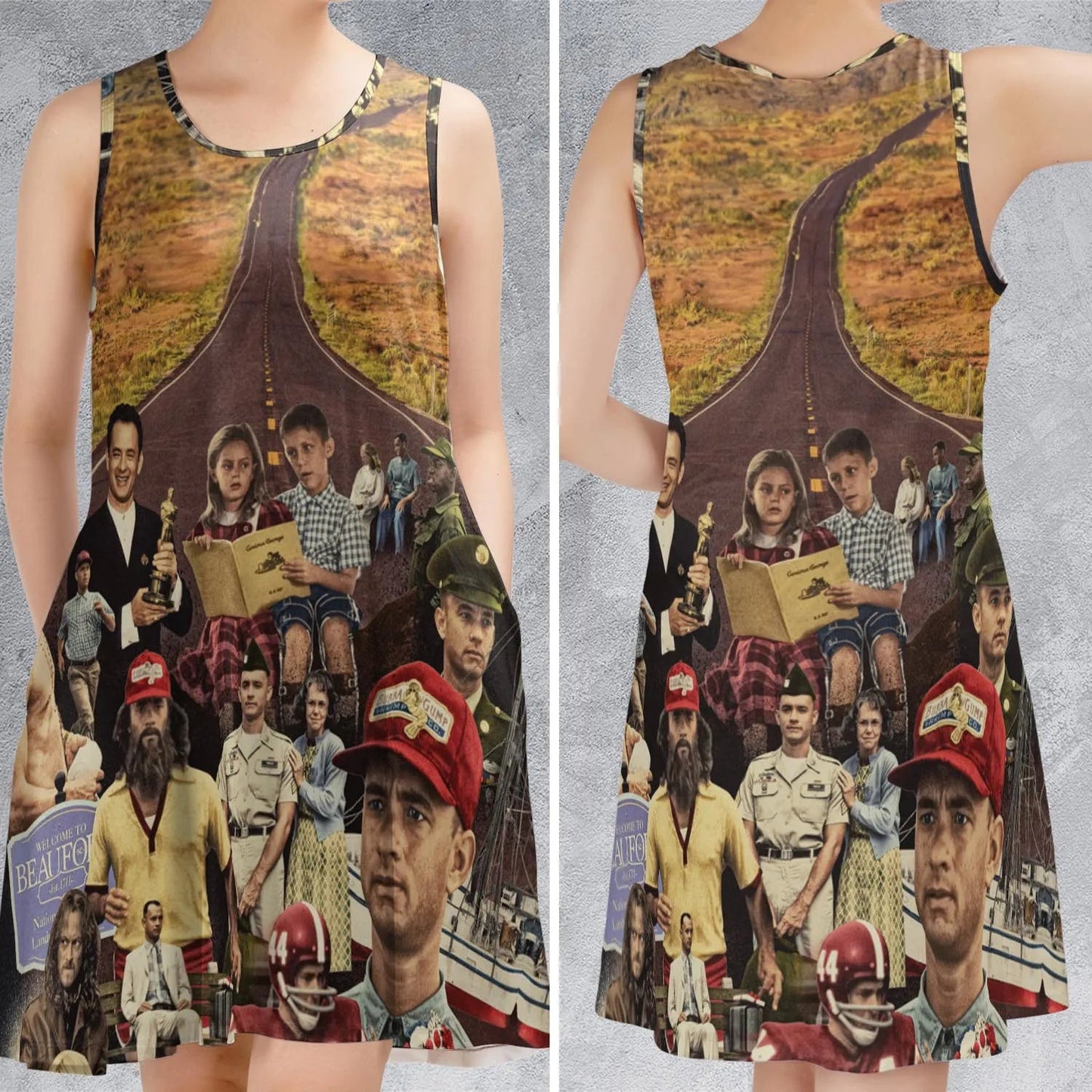 Casual Sleeveless Dress - SS3337AT