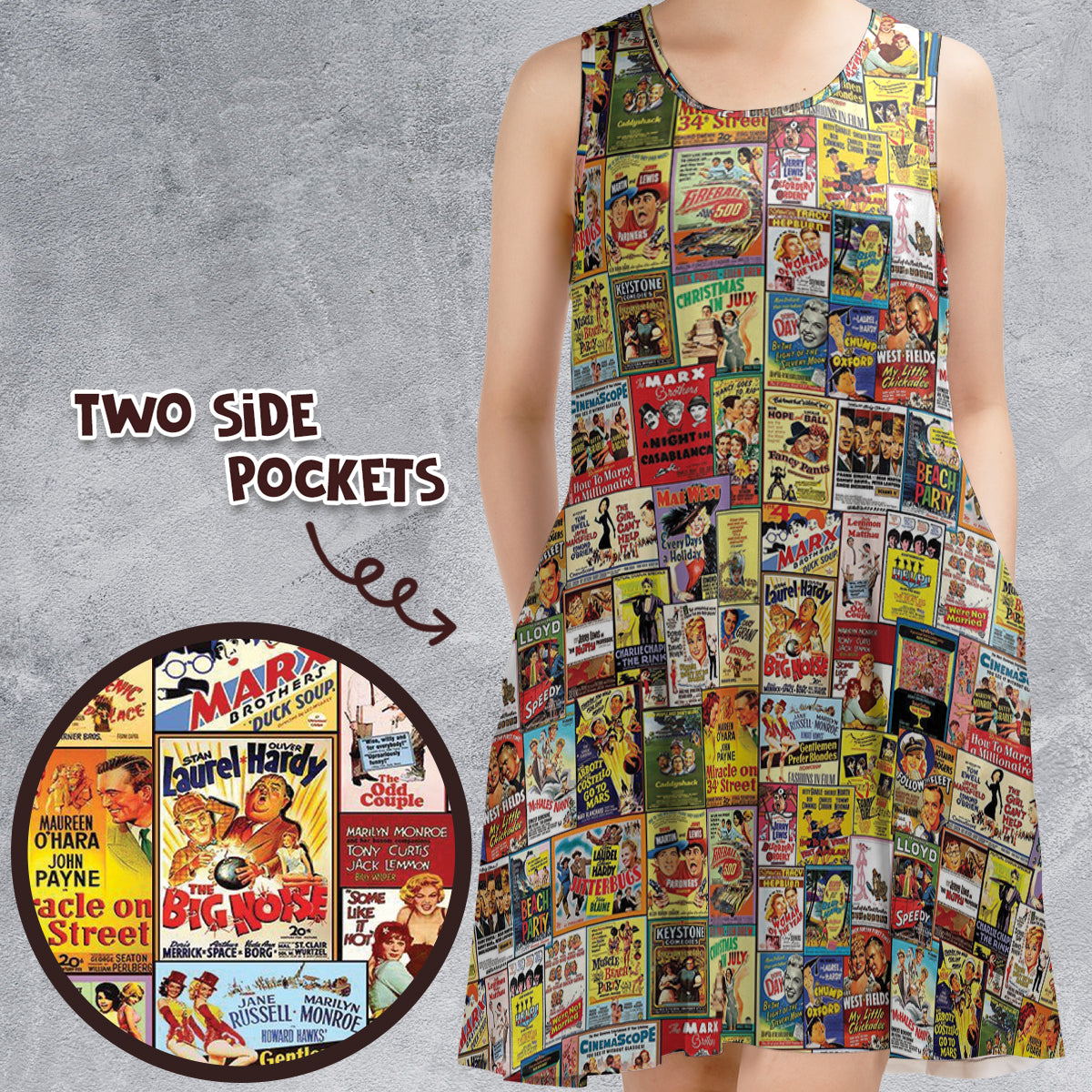 Casual Sleeveless Dress - FS6FDZXA