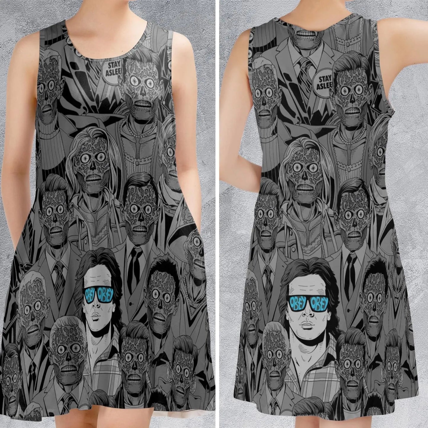 Casual Sleeveless Dress - 1TPKW3JP