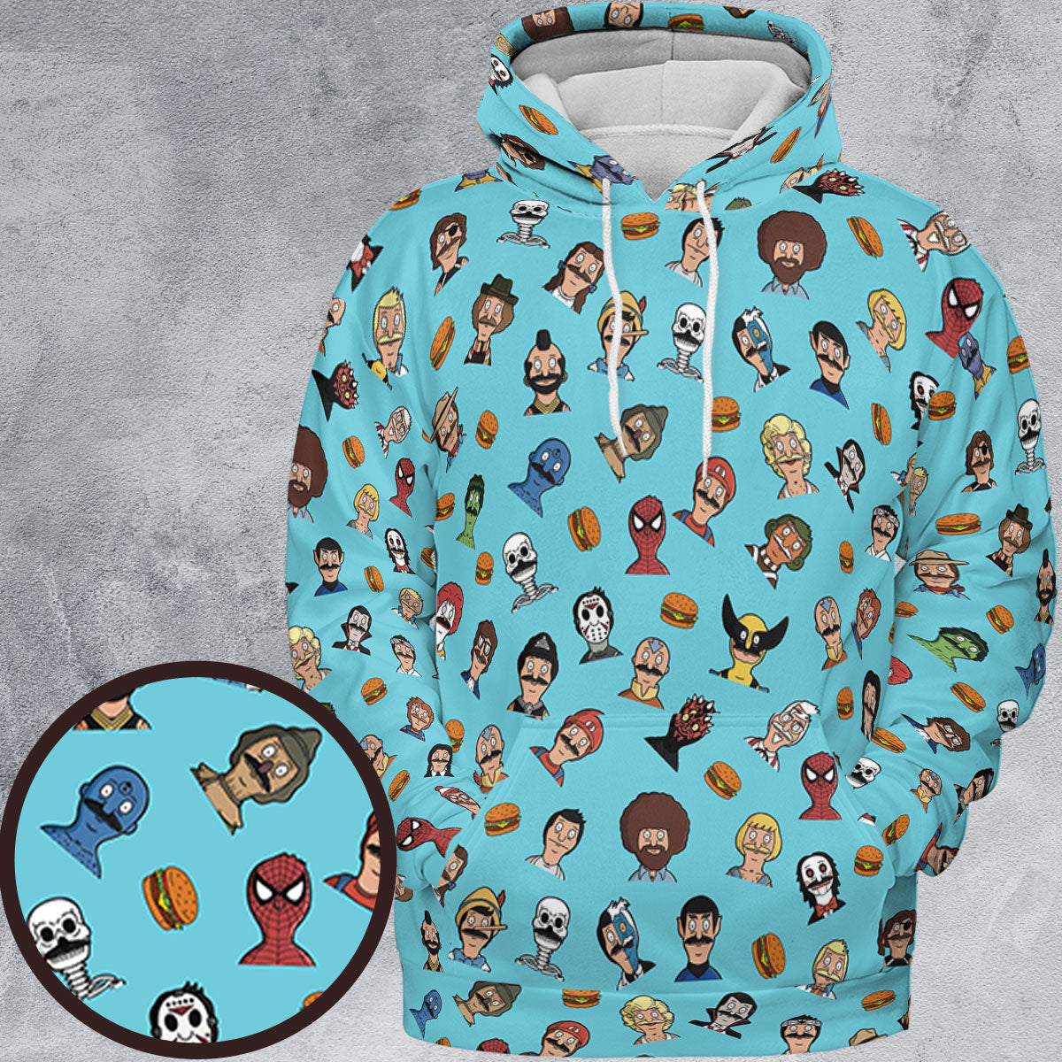 Full Print Hoodie - WZYGBCWF