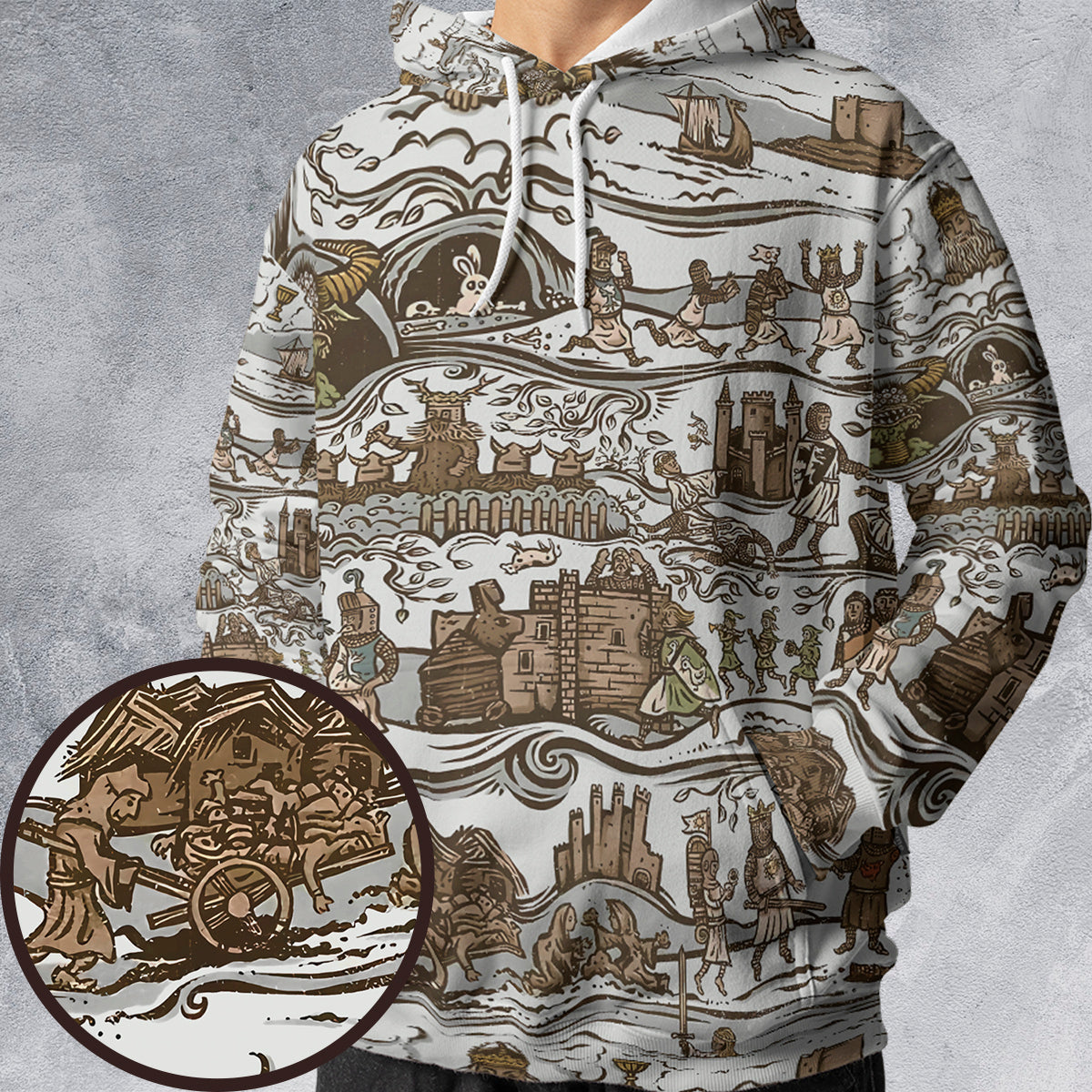 Full Print Hoodie - J42ZMKVP