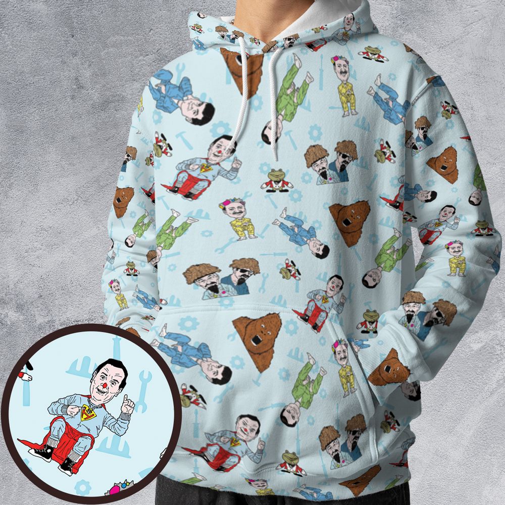 All-over Print Hoodie - JVZLBDTG -  - 1