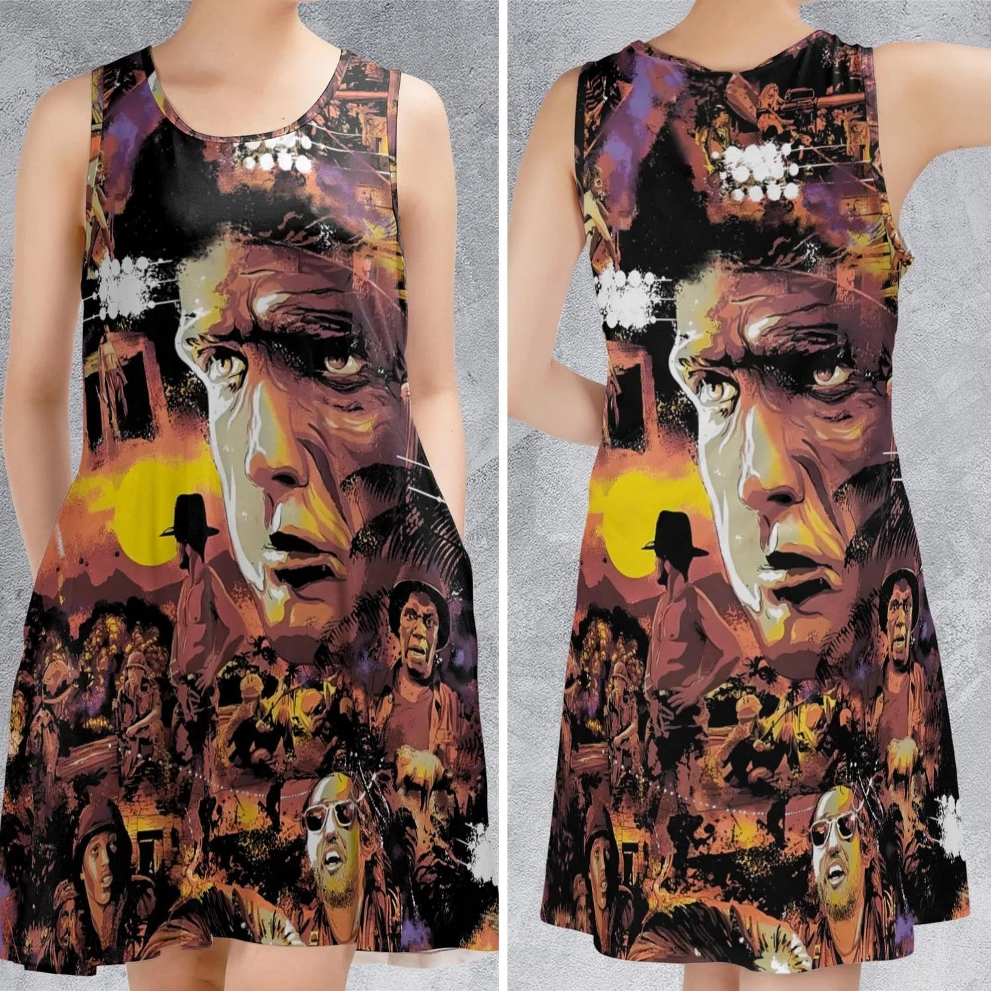 Casual Sleeveless Dress - MCE9XW7Q