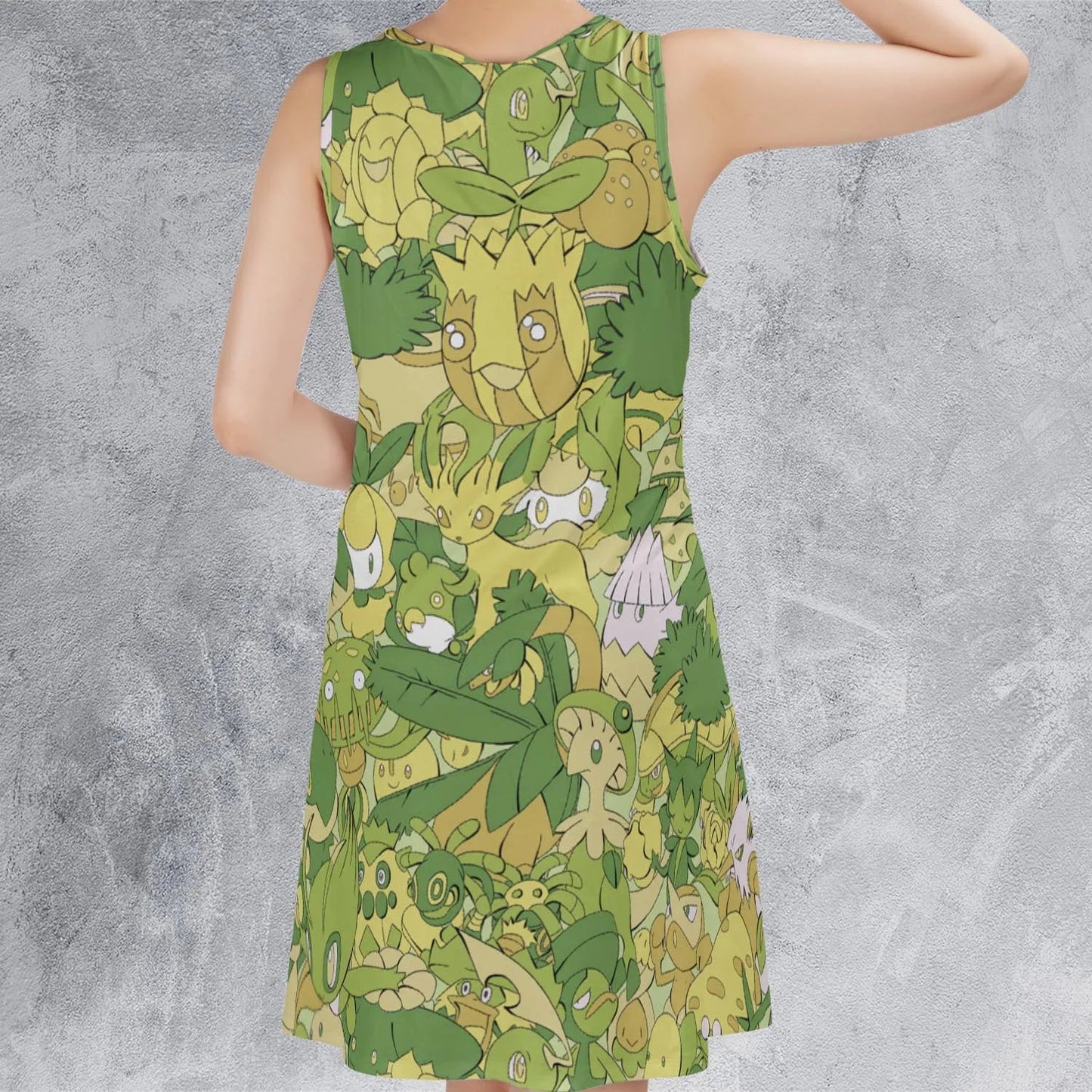Casual Sleeveless Dress - TJH6MFR3