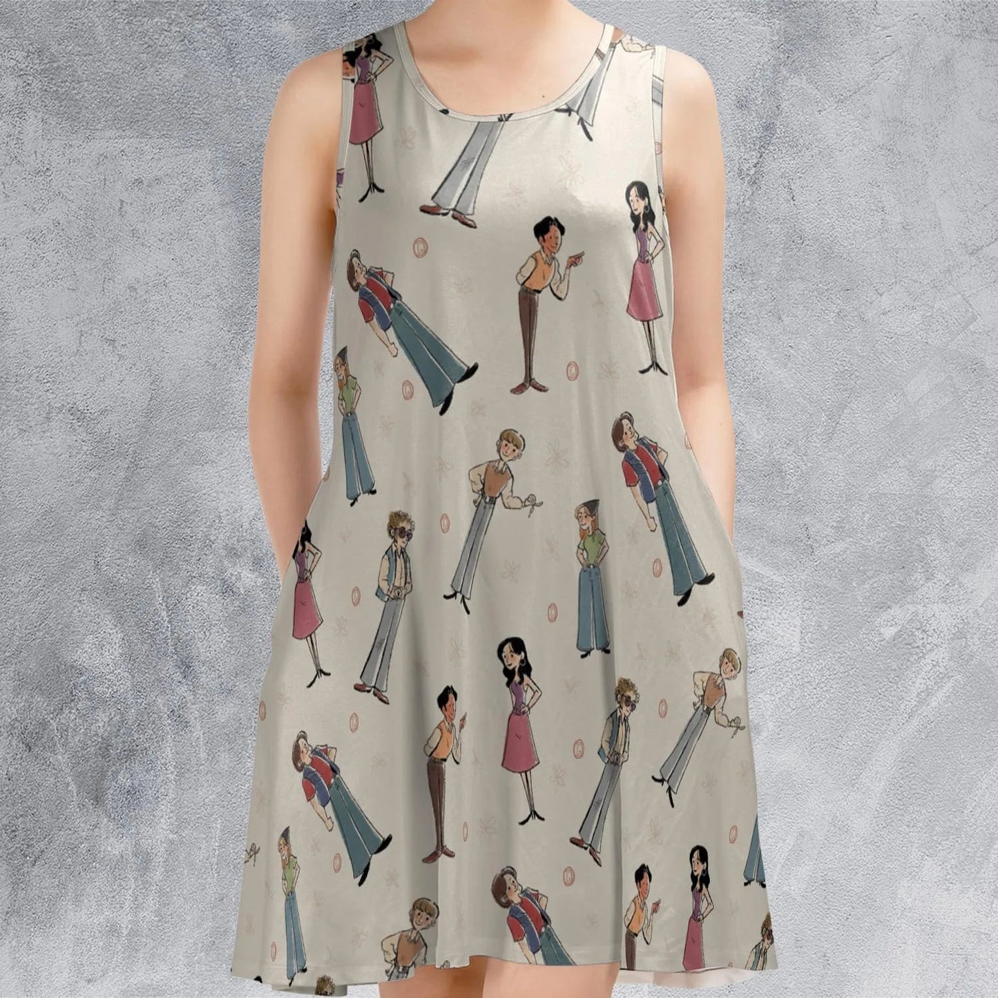 Casual Sleeveless Dress - 7SE2W5XL