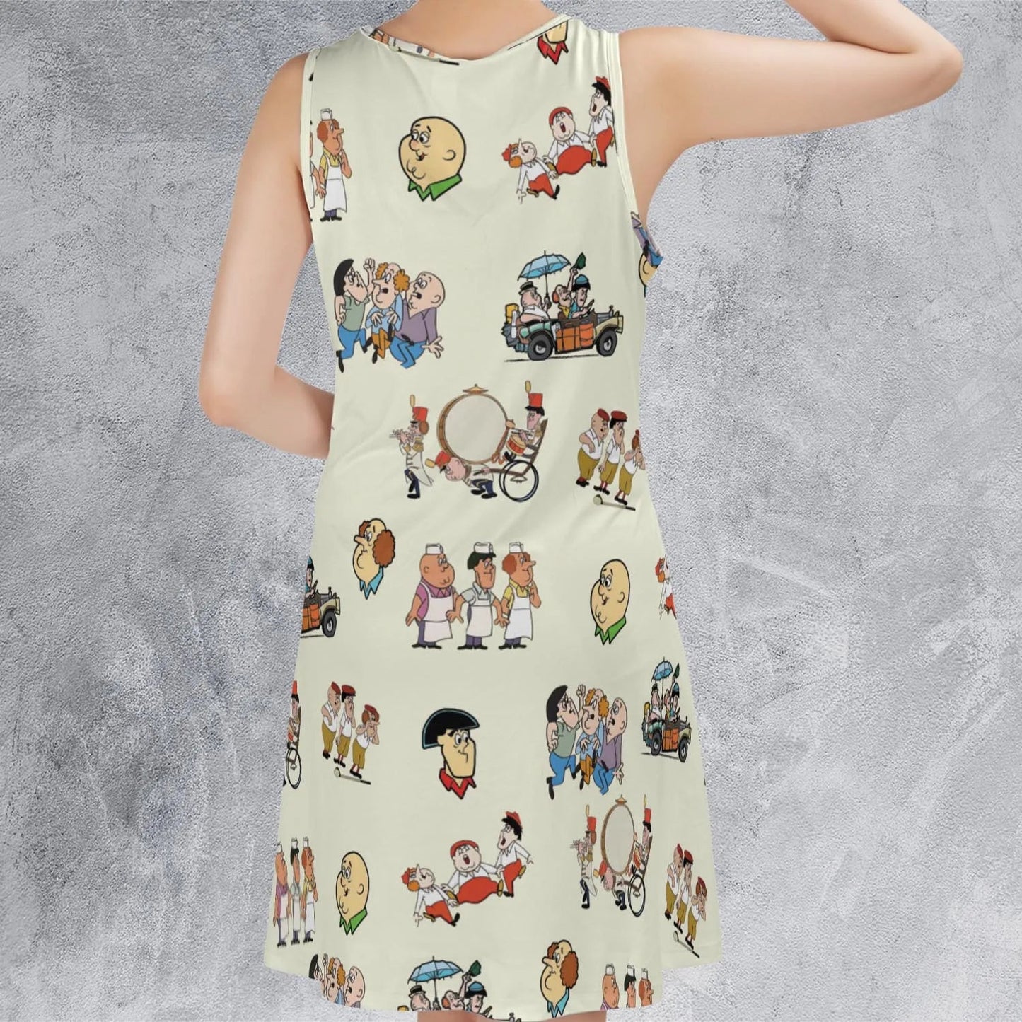 Casual Sleeveless Dress - PXTYWNDG