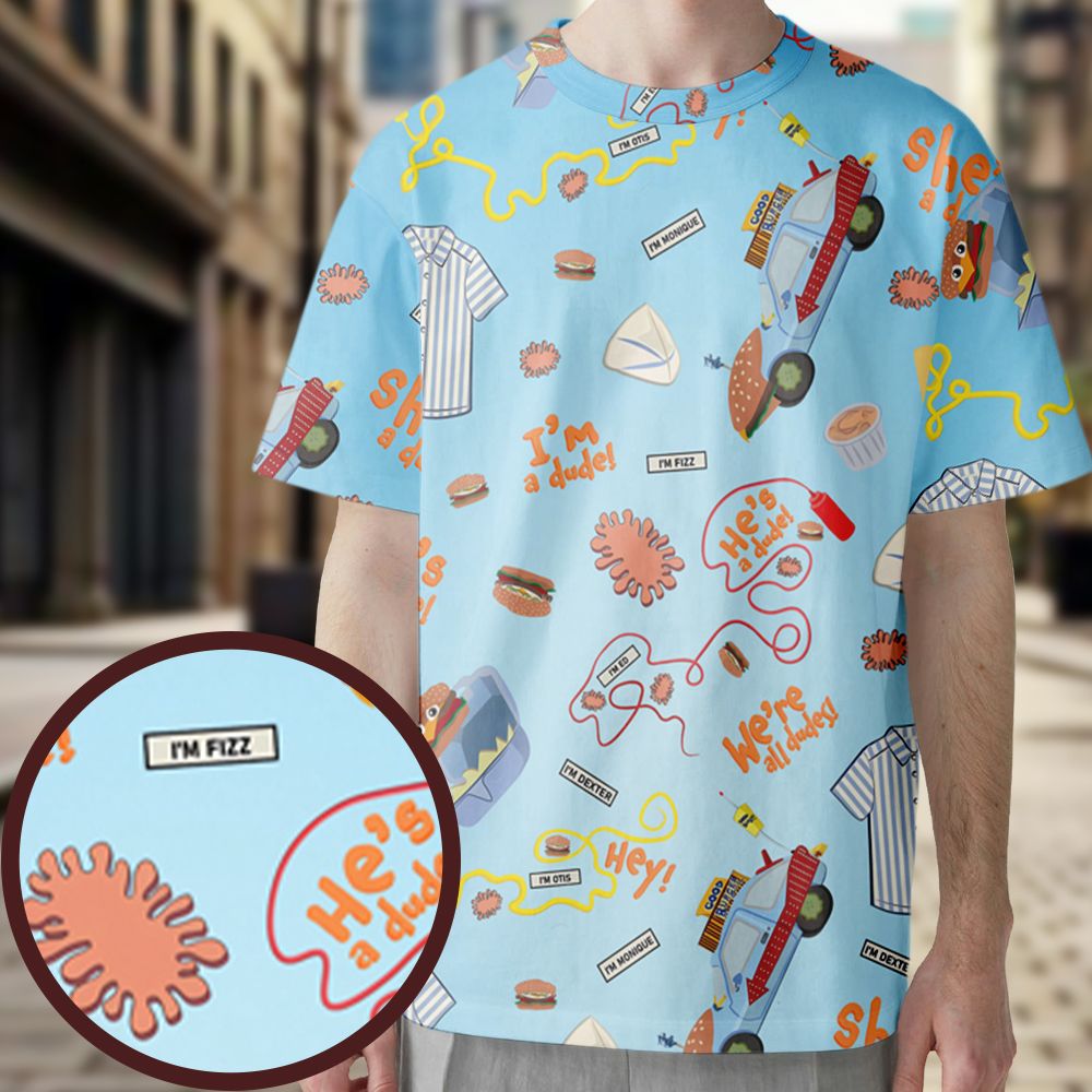 All-Over Print Unisex T-Shirt - KNJNK7DT -  - 1