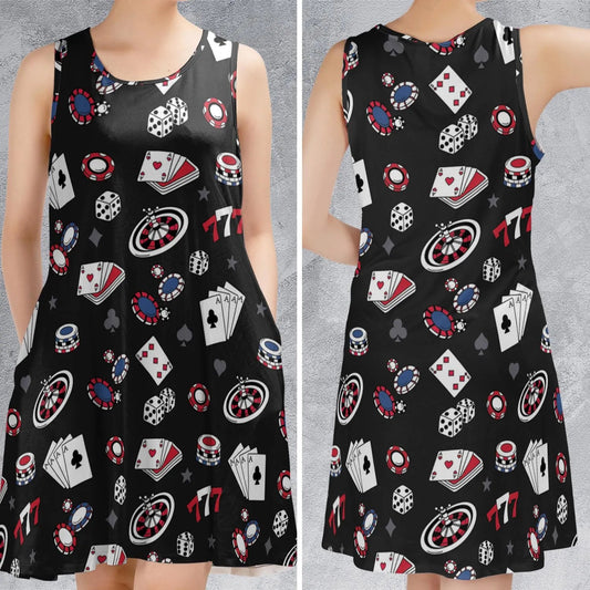Casual Sleeveless Dress - 7FDM482B