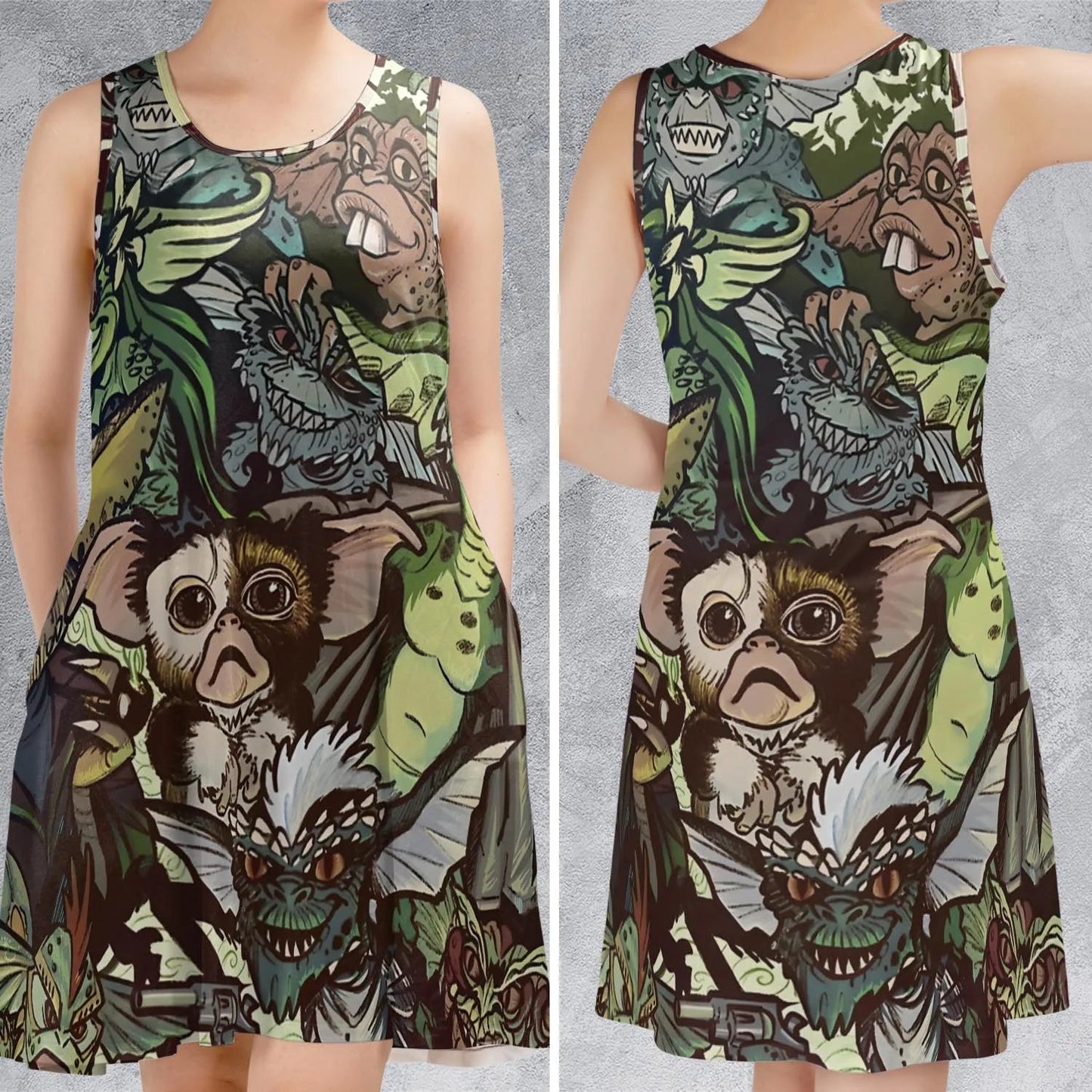 Casual Sleeveless Dress - H39H42YJ