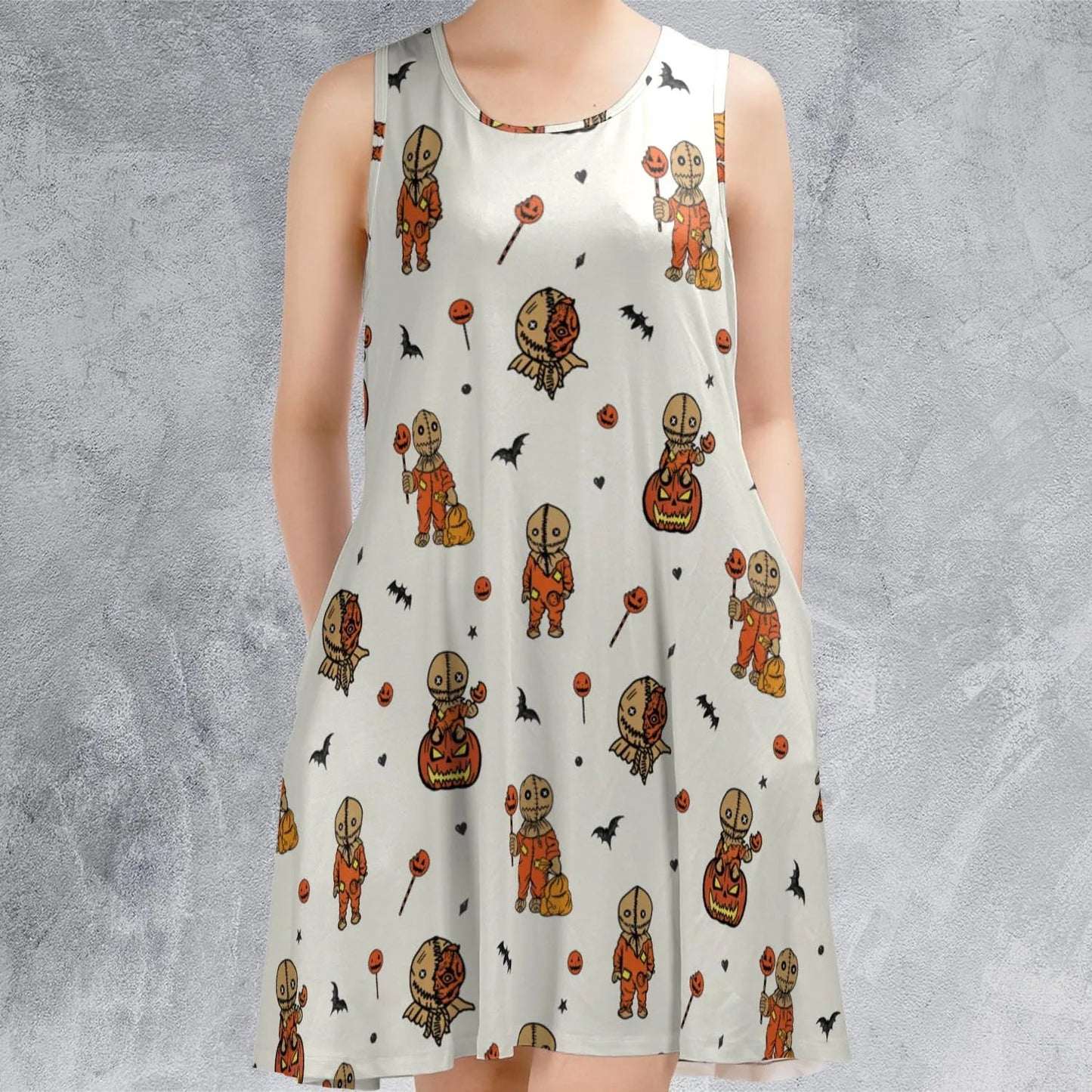 Casual Sleeveless Dress - KGZSYYN5