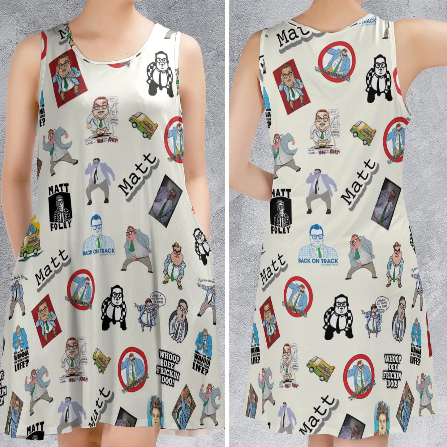 Casual Sleeveless Dress - DBTGTHL9