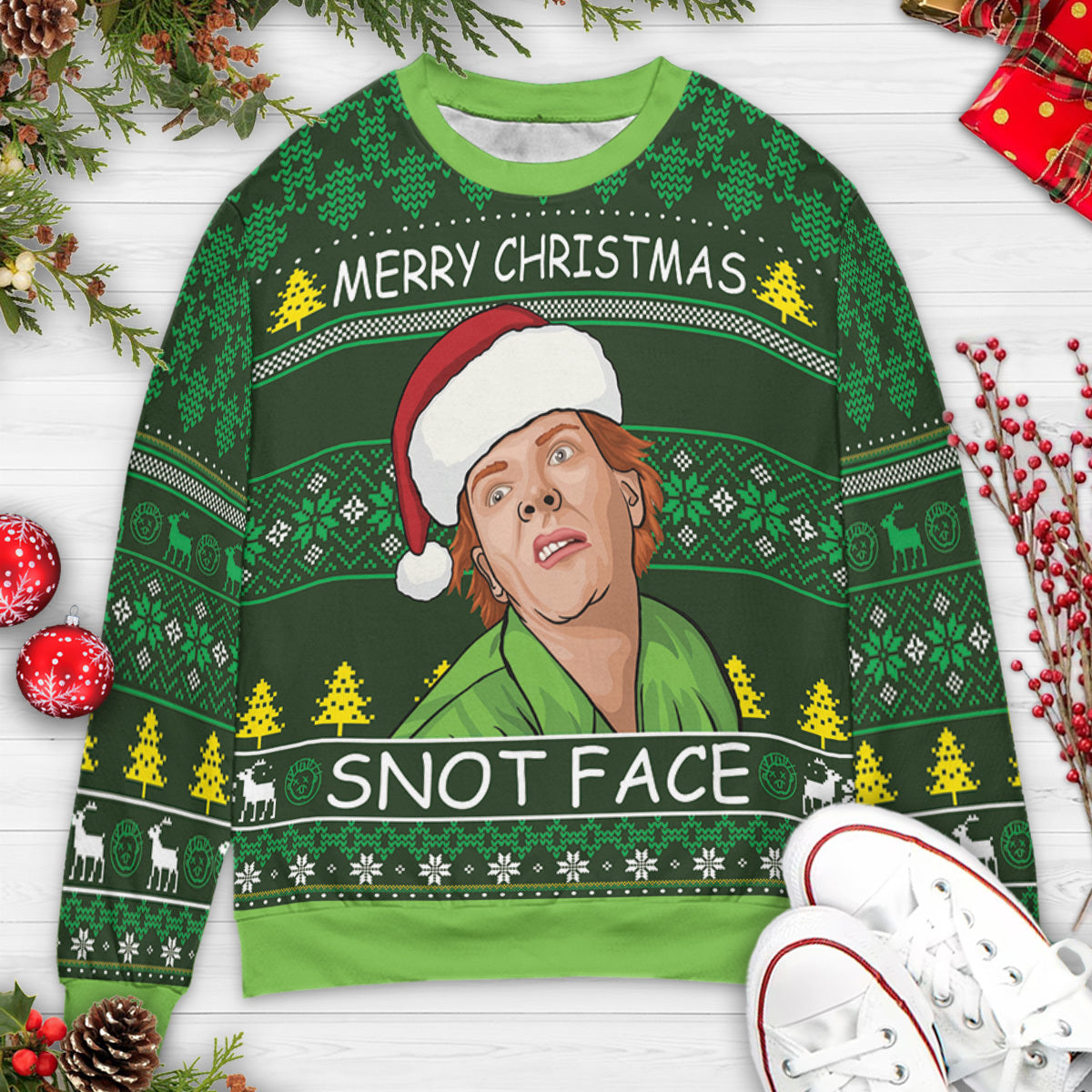 Ugly Christmas Sweatshirt - T4HFPFDP