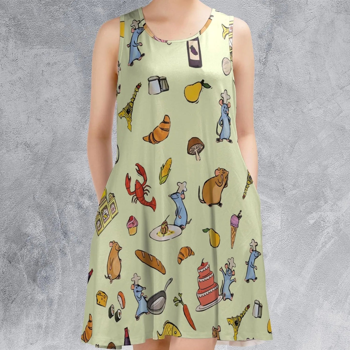 Casual Sleeveless Dress - LL6MY3NX