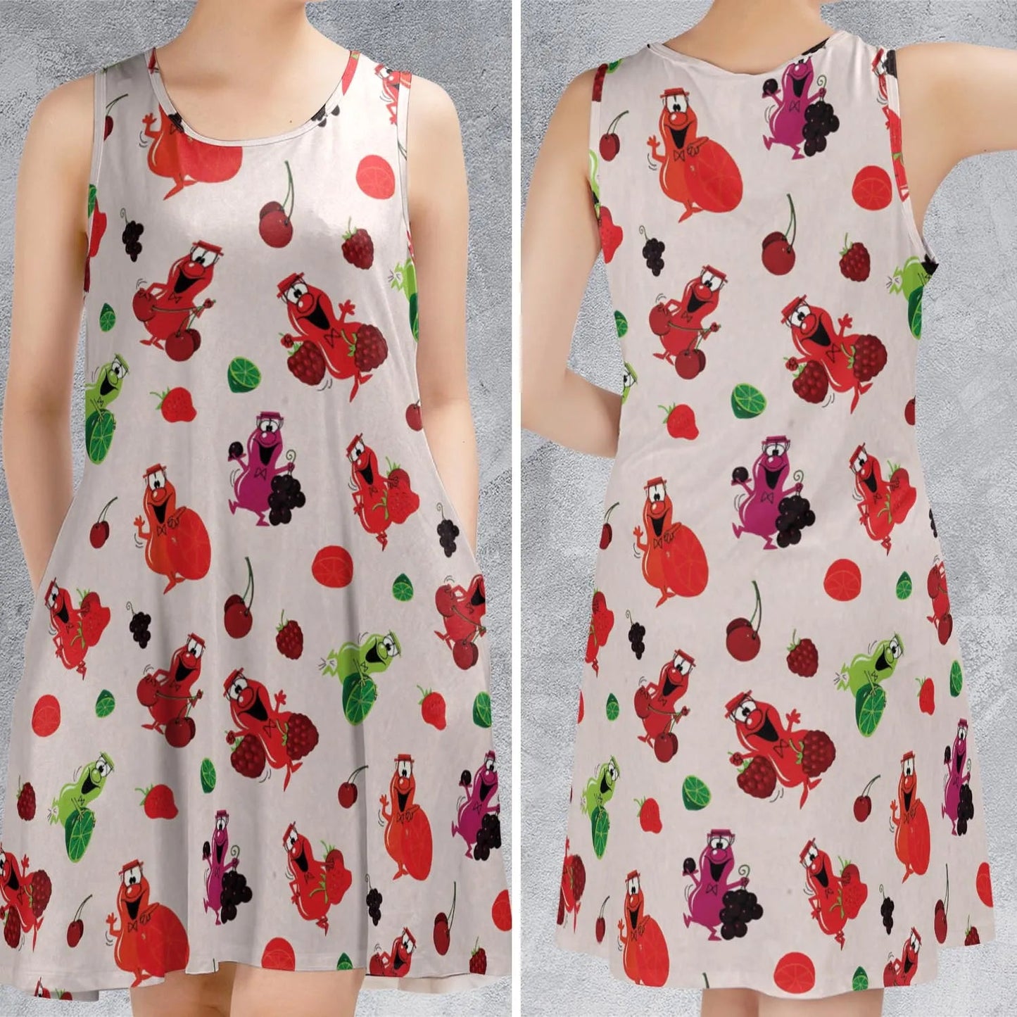 Casual Sleeveless Dress - T49WJZL1