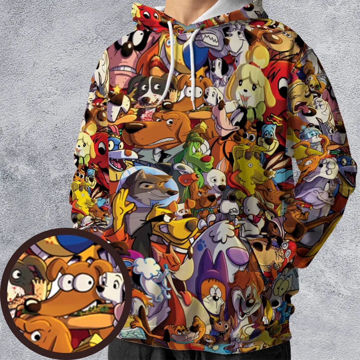 Full Print Hoodie - 1P2N3K1Z