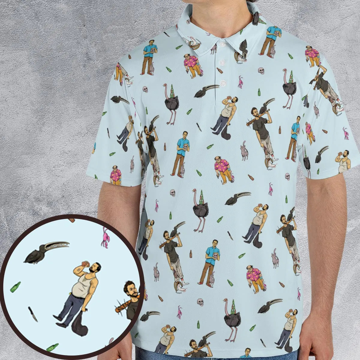 Unisex Polo Shirt - GY315NRD