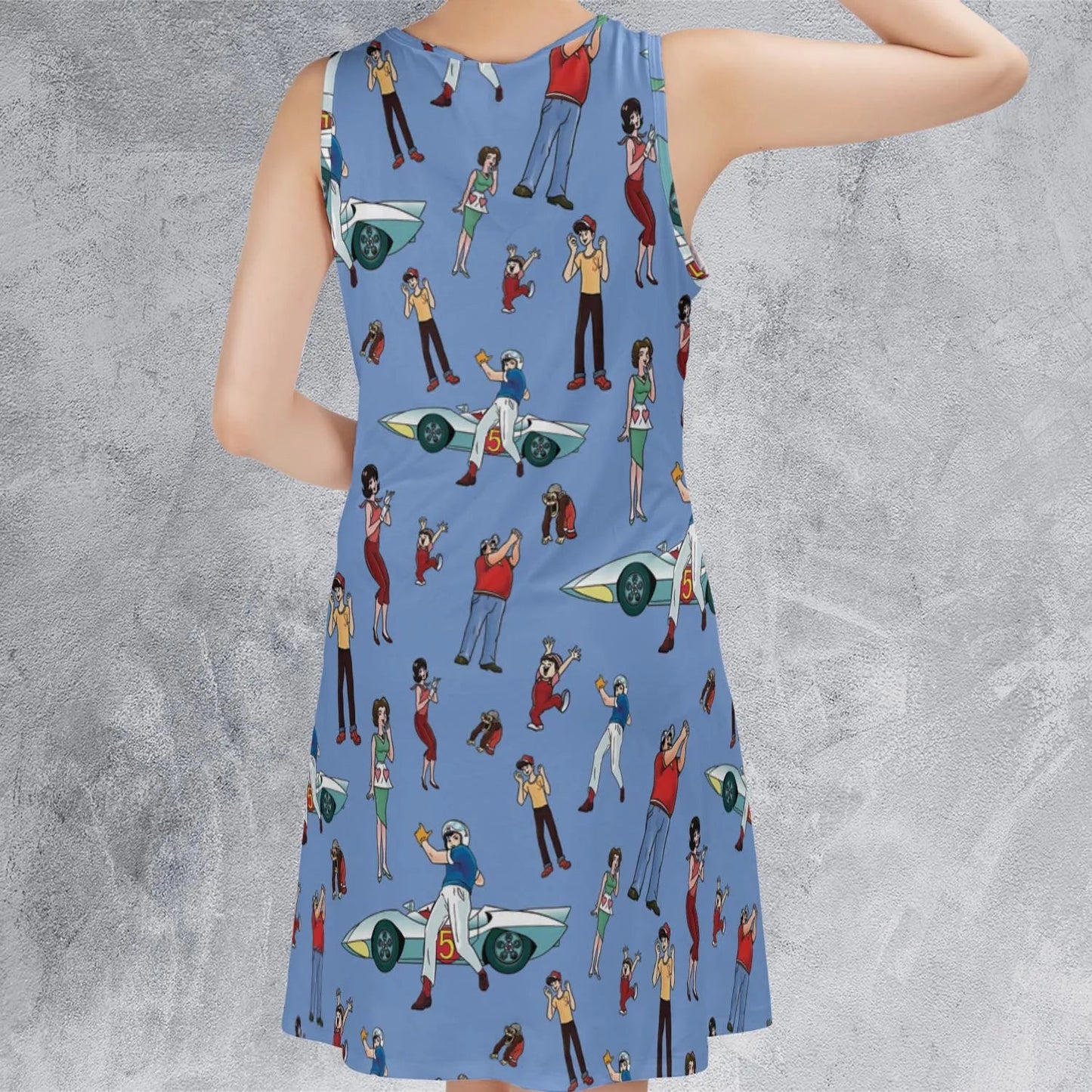 Casual Sleeveless Dress - 6F1X2618